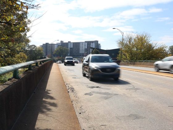 Cars travel on Academy Street Oct. 29.